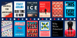 Collage of book covers from NYPL's 2020 Election Reading List