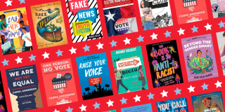 Collage of book covers from NYPL's 2020 Election Reading List