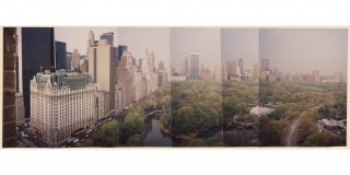 Historic panoramic photograph of Central Park