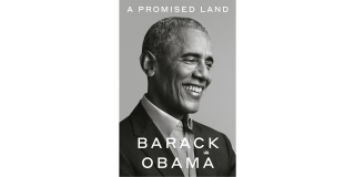 Book cover of A Promised Land by Barack Obama.